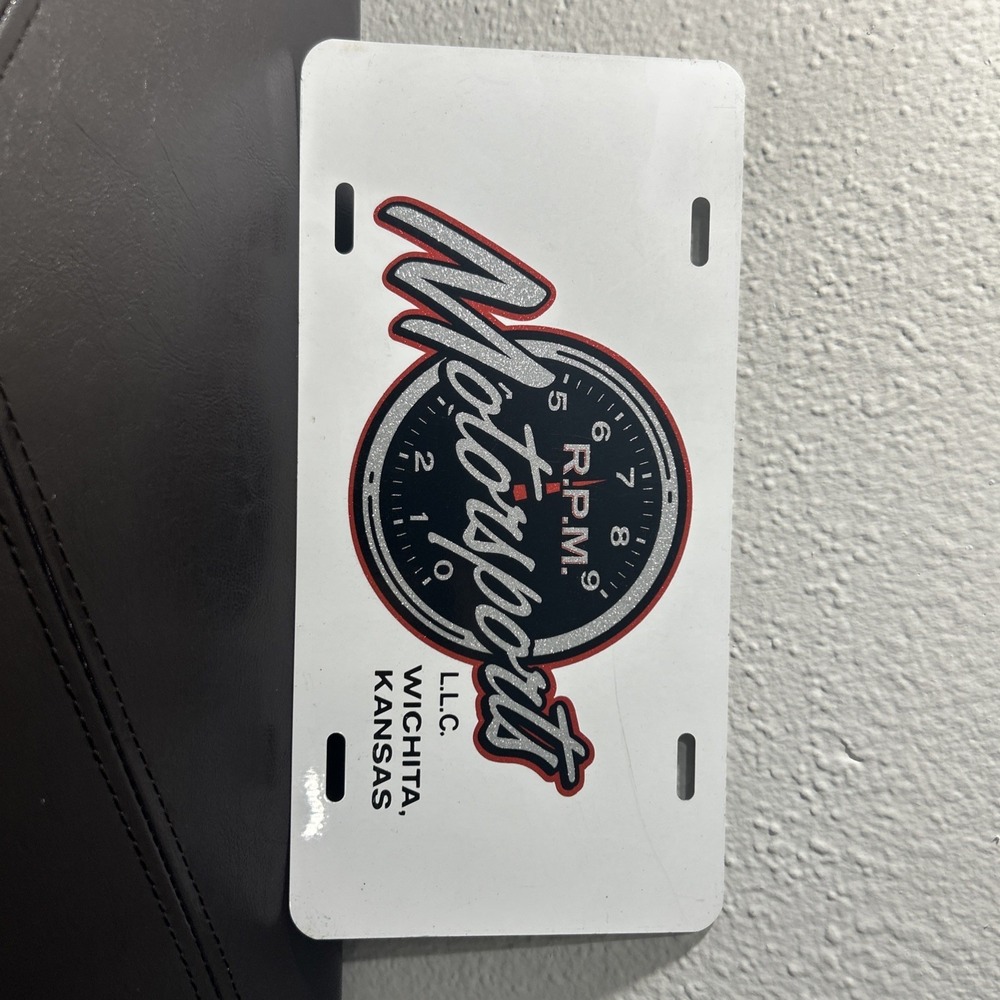 Nu-line MotorSports License Plate Sign